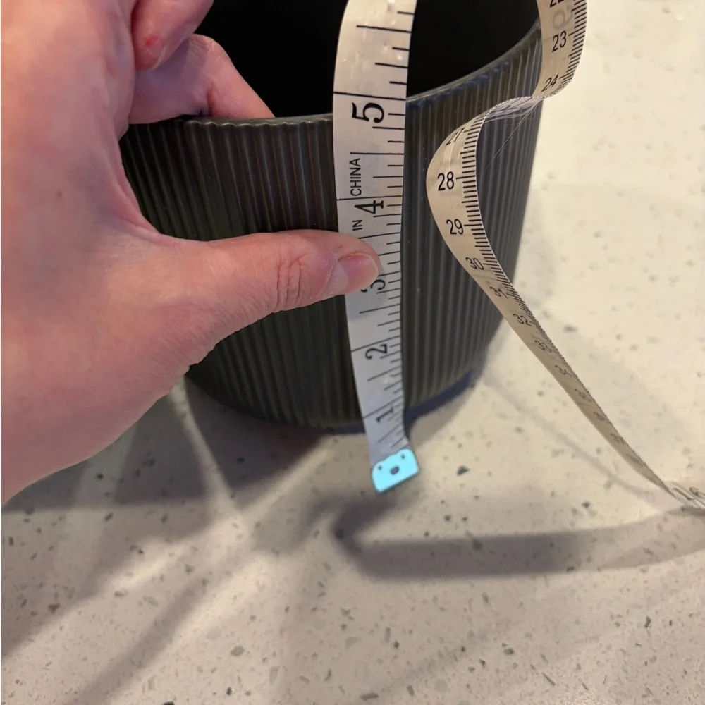 IKEA Black Textured Vase